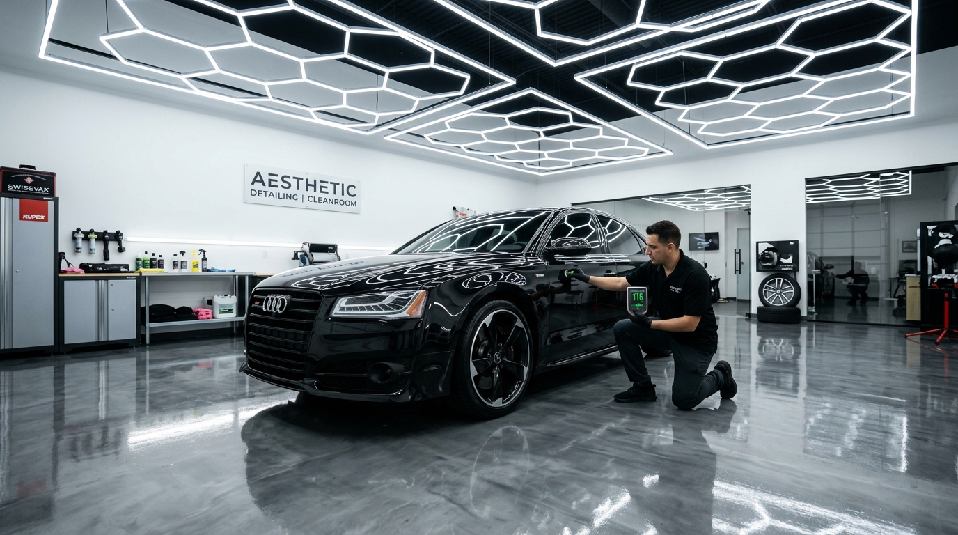 Cleanroom Detailing Studio Standards: Positive Pressure, Lighting & Quality Control Protocols