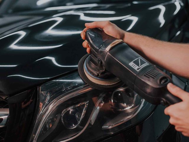 Polishing Car Headlights to Perfection